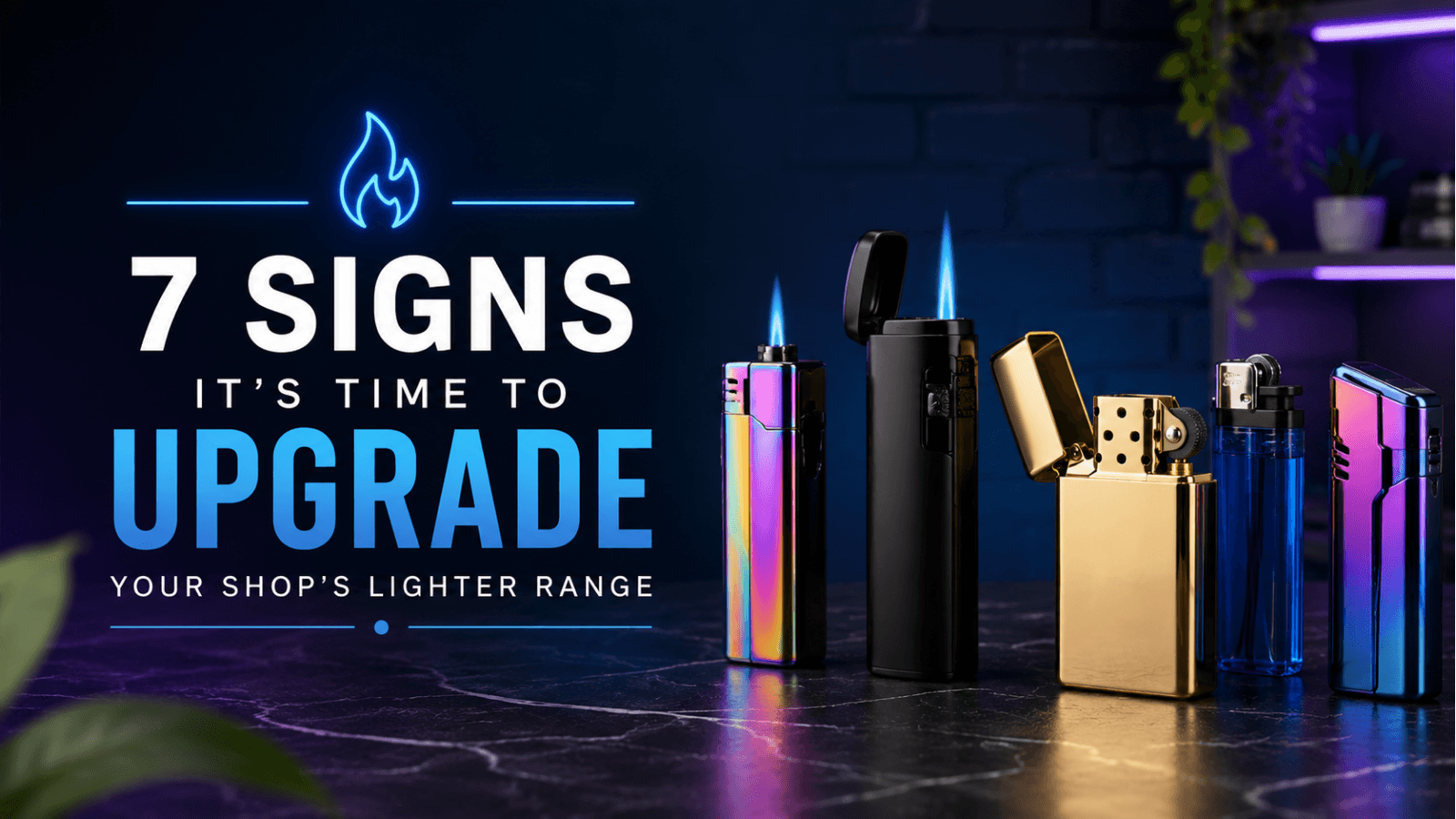 7 Signs It’s Time to Upgrade Your Shop’s Lighter Range | Namasteji