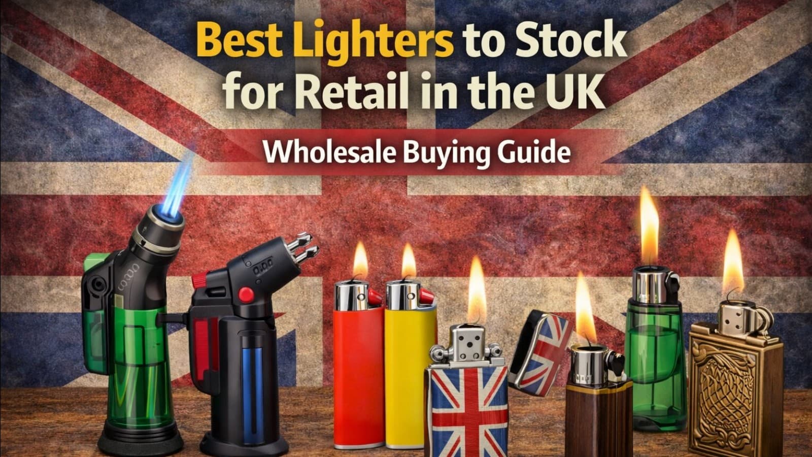 Best Lighters to Stock for Retail in the UK: Wholesale Buying Guide