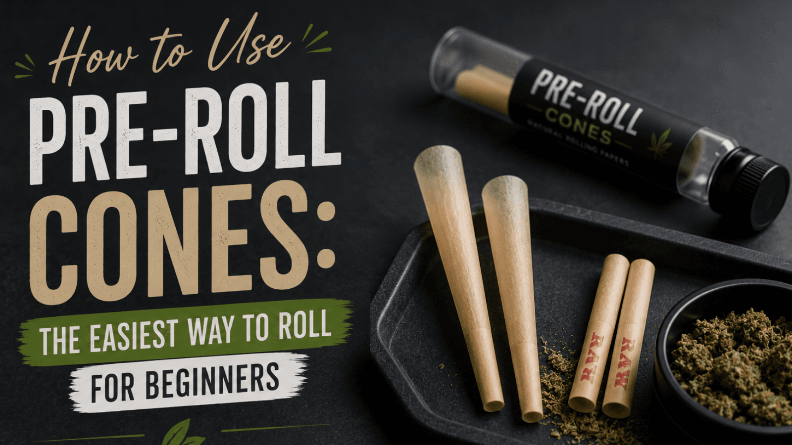 How to Use Pre-Roll Cones: The Easiest Way to Roll for Beginners | Namasteji