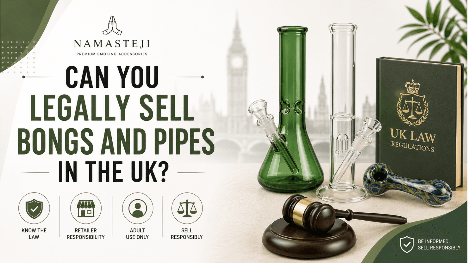 Can You Legally Sell Bongs and Pipes in the UK? | Namasteji