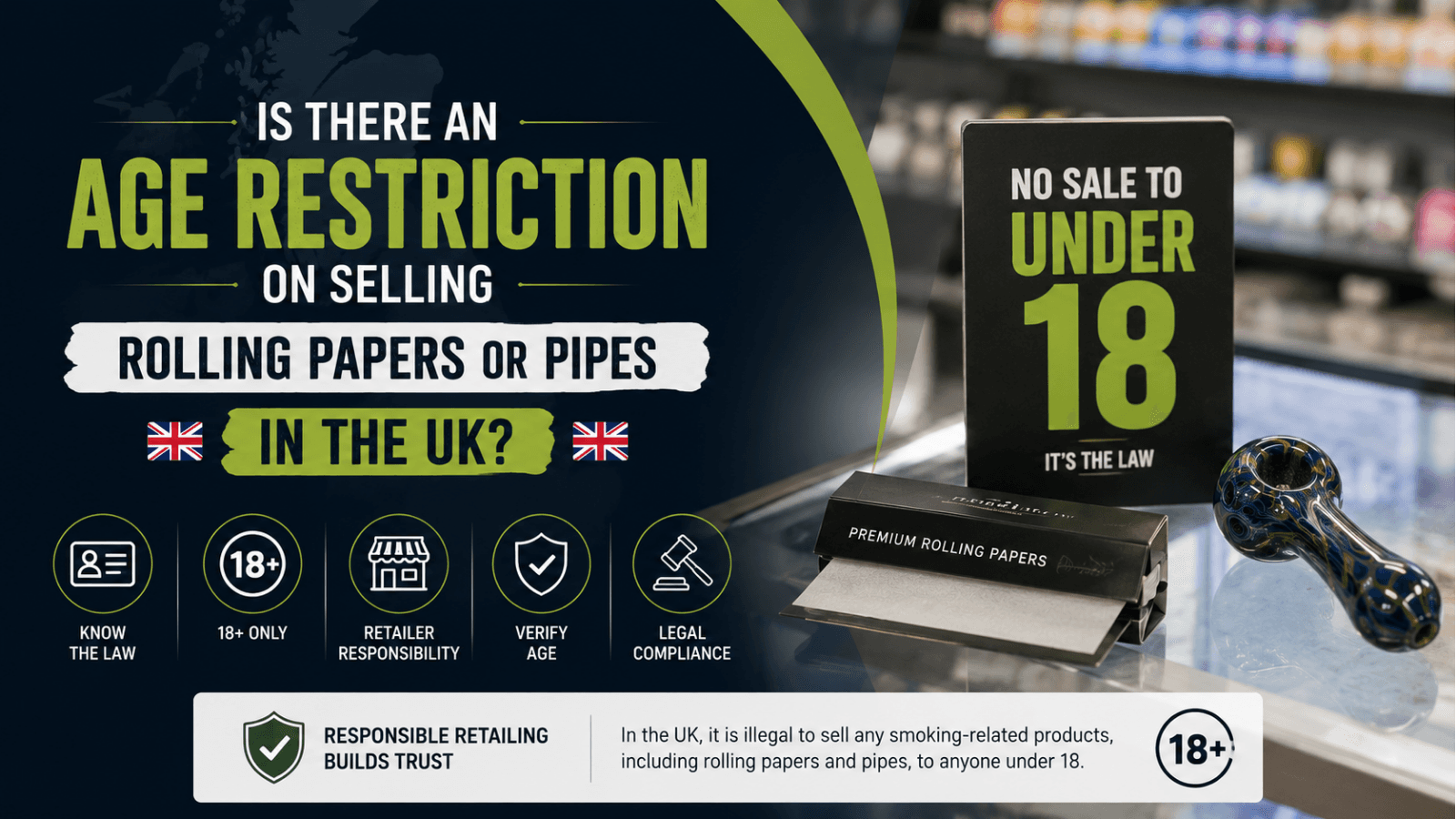 Is There an Age Restriction on Selling Rolling Papers or Pipes in the UK? | Namasteji